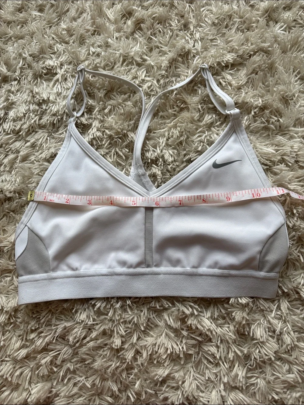 Nike Women's Dual-Pack Strappy Sports Bras in White & Black XS